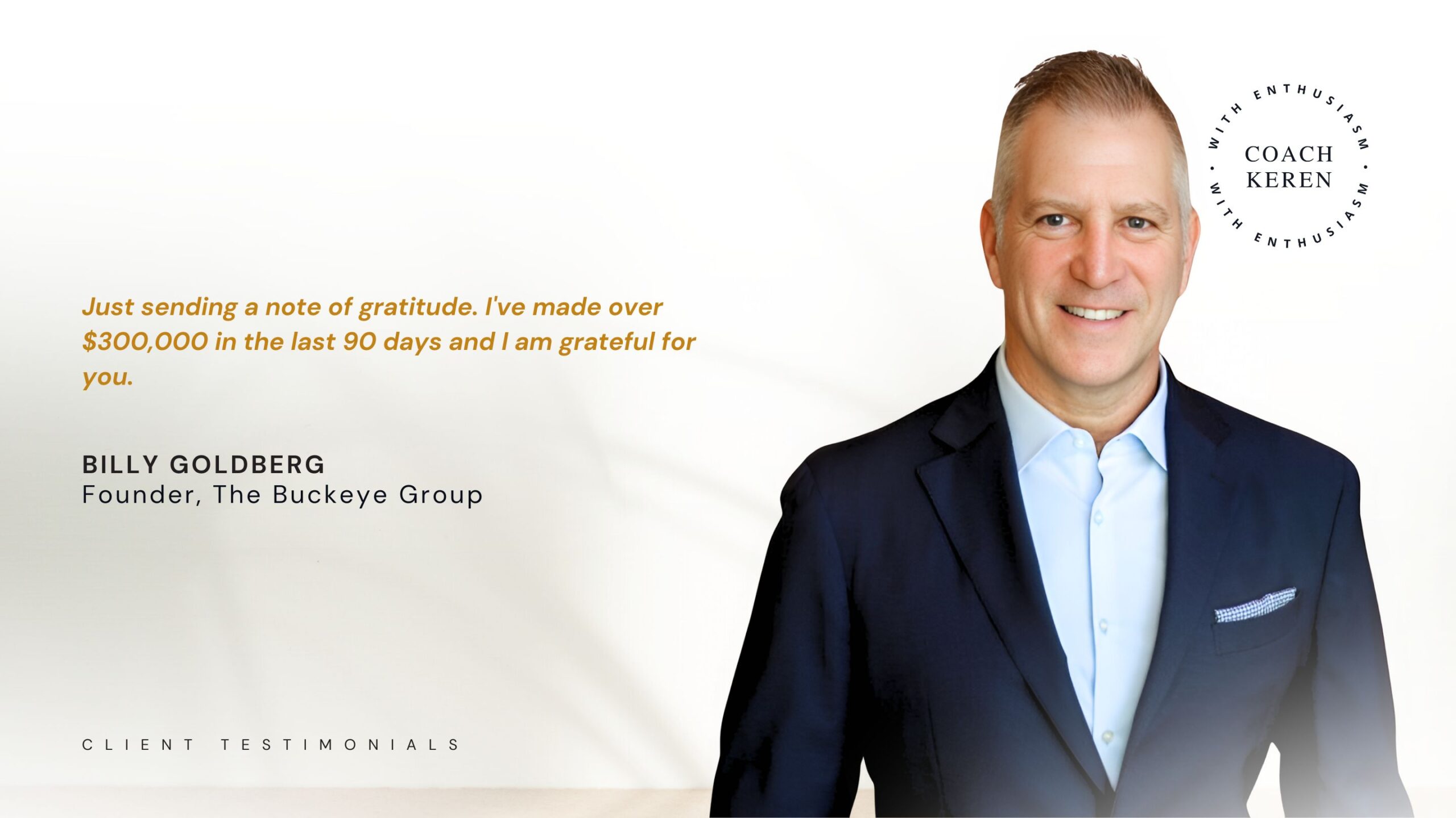 Billy Goldberg testimonial